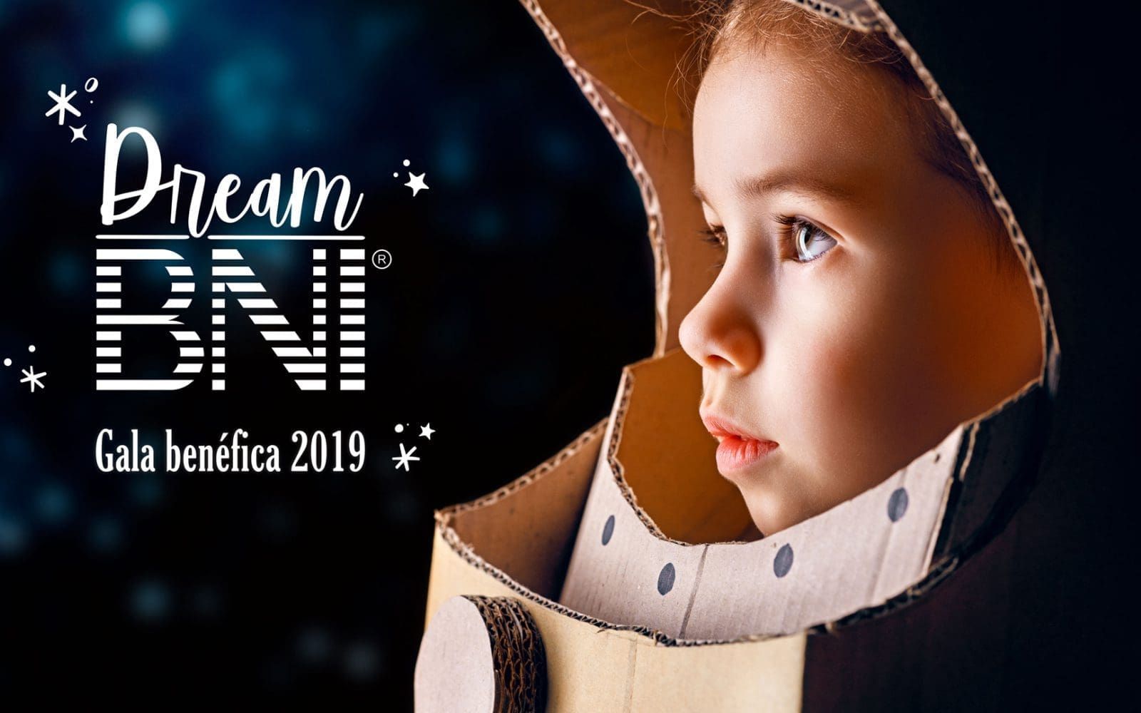 Cartel anunciador de la Gala benéfica 2019 de BNI