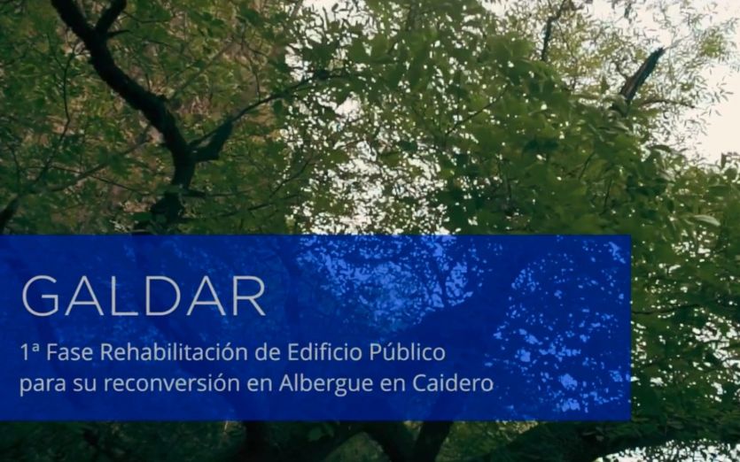 Fotograma del video sobre las diferentes inversiones de la Mancomunidad del Norte. Gáldar