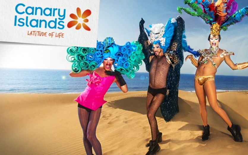 Imagen principal para Campaña del Patronato de turismo promocionando la Gay Pride de Maspalomas.